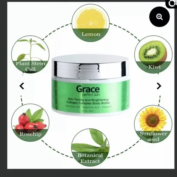 Grace Skin toning and brightening collagen complex body butter